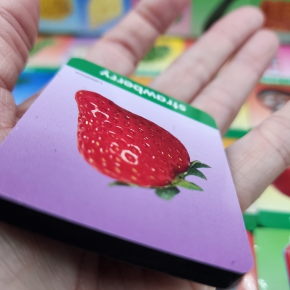 49 pc Food Themed Foam Magnets 2.5x2" Rectangular Children Learning Education - Picture 6 of 7